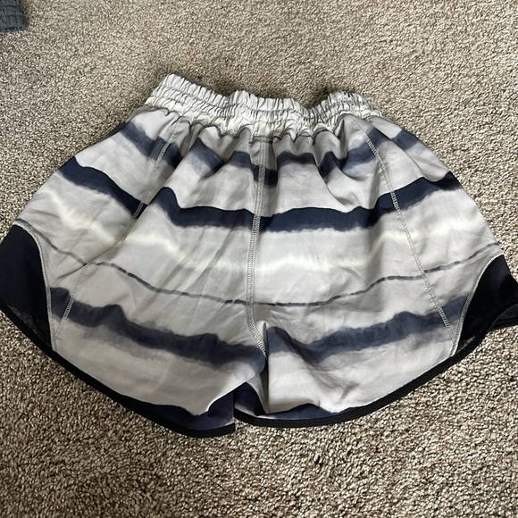 Women's Athletic Black and Gray Shorts - Picture 2 of 2